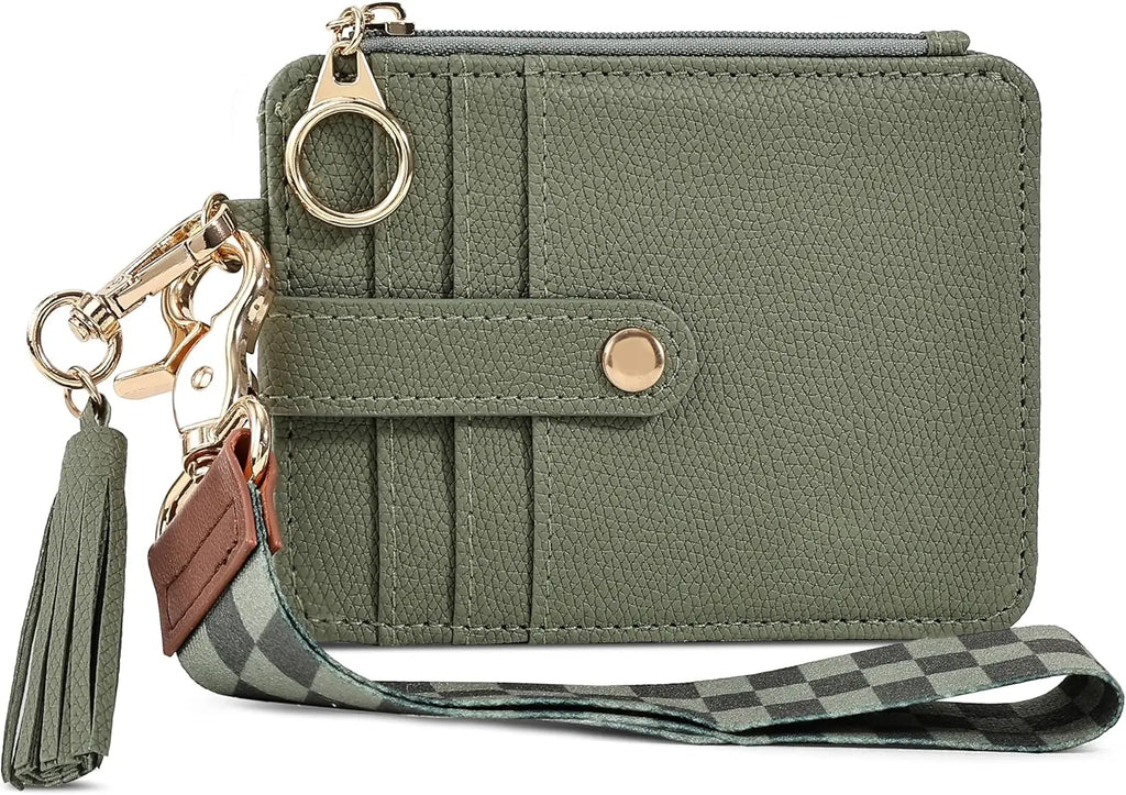 RFID Wristlet Keychain Wallet