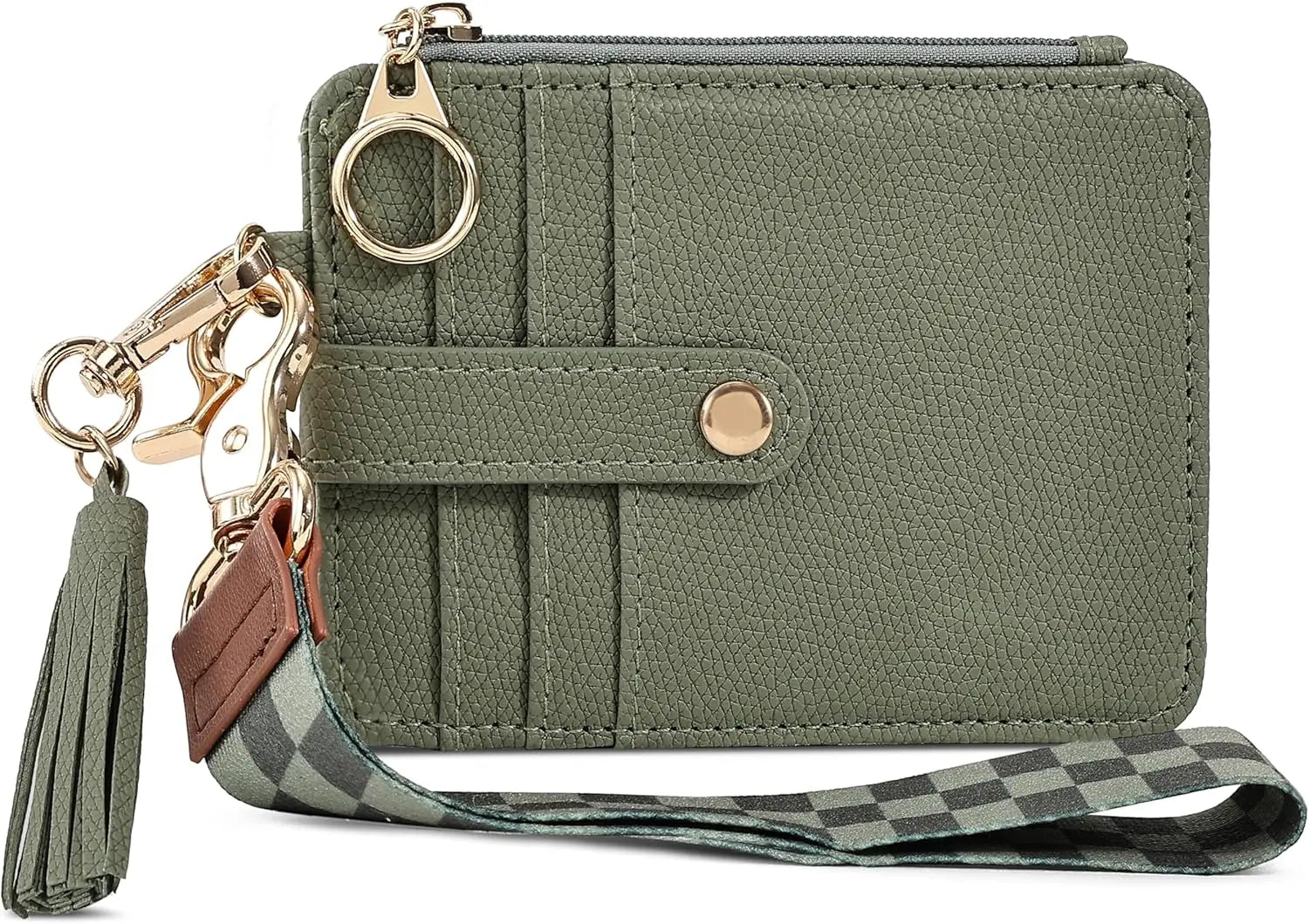 RFID Wristlet Keychain Wallet