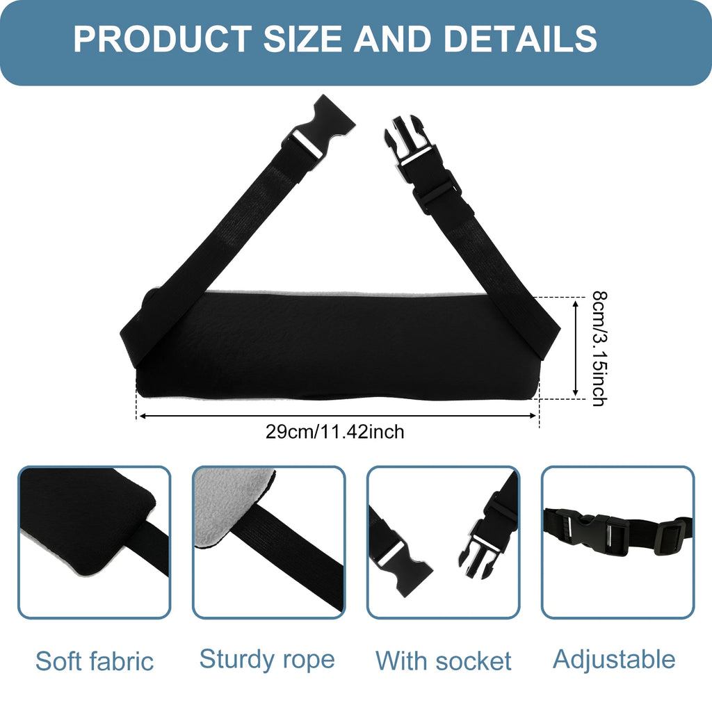 Adjustable Travel Head Support Strap