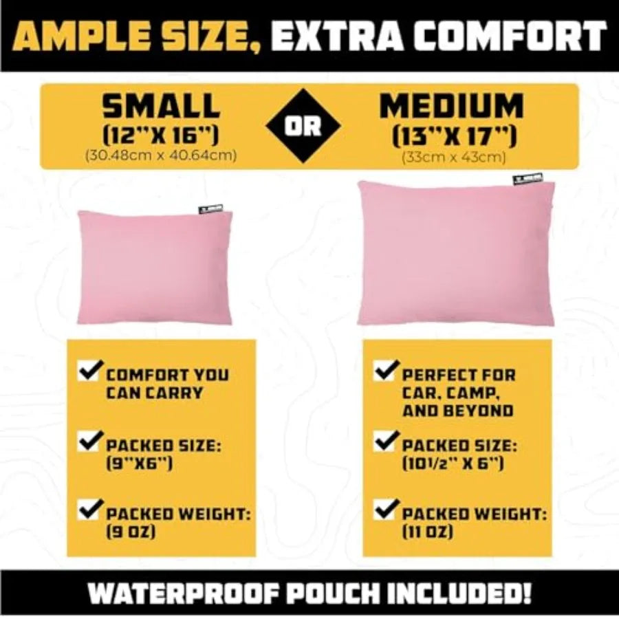 Memory Foam Camping Travel Pillow