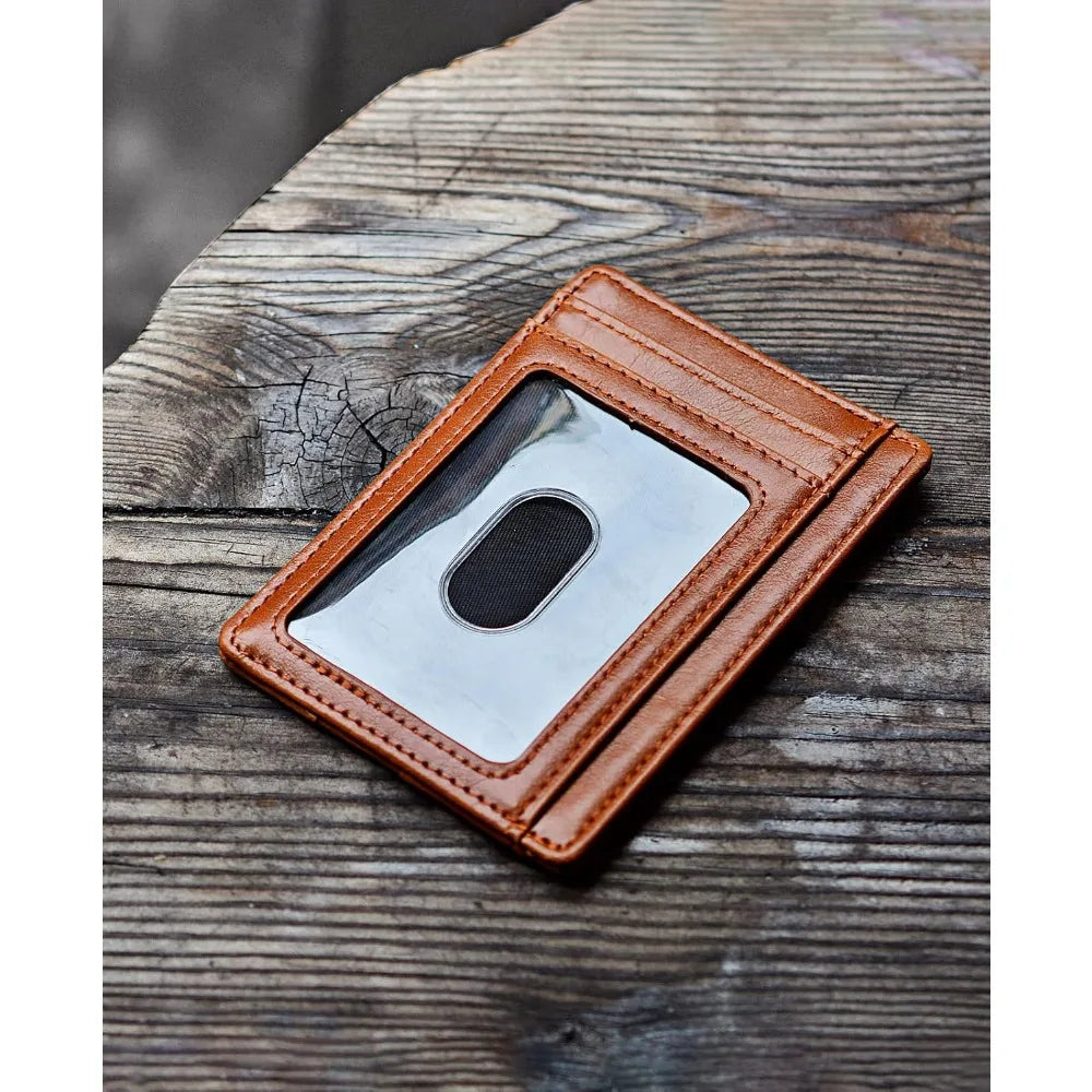 Slim RFID Leather Wallet