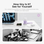 65W GaN Travel Power Strip
