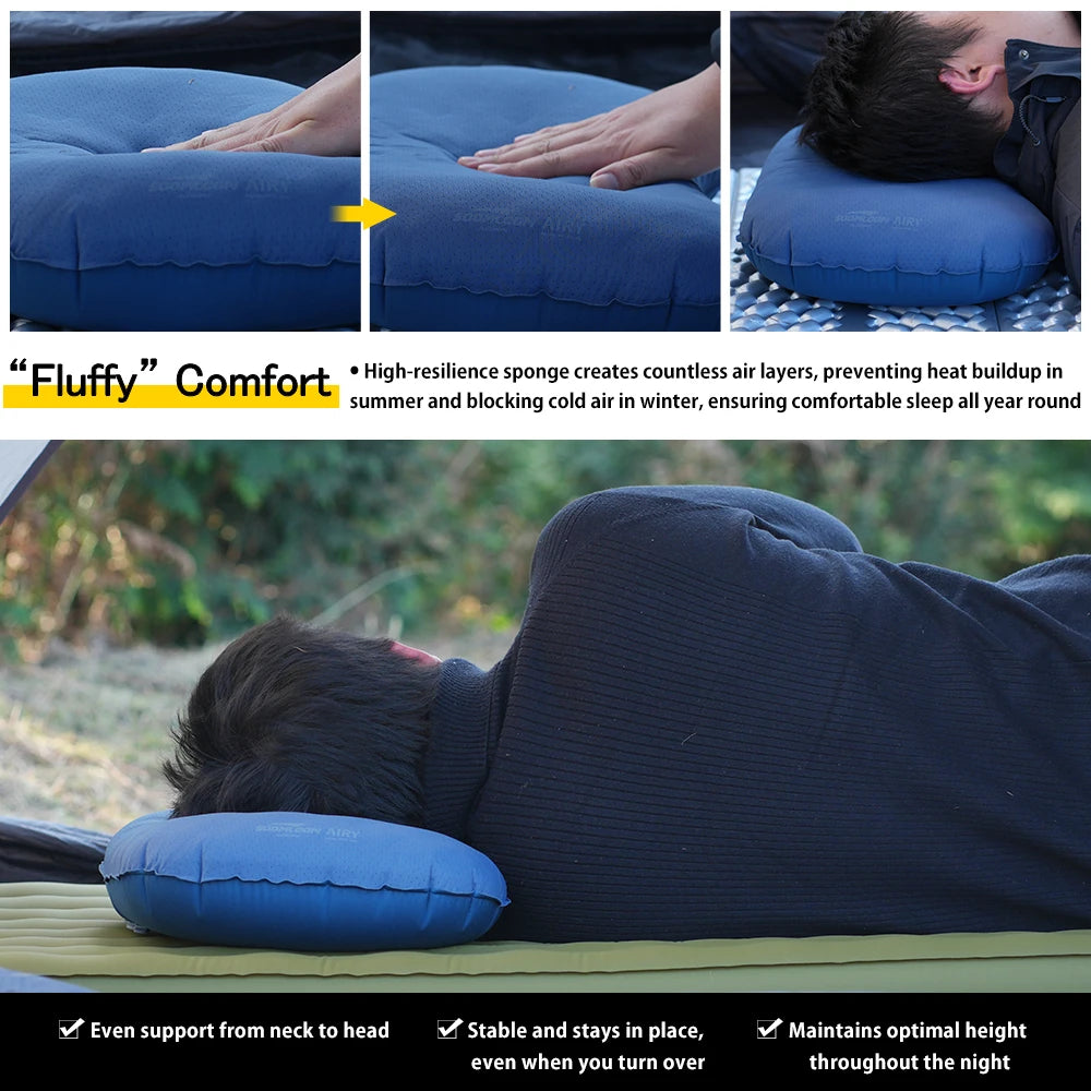 Inflatable Camping Travel Pillow