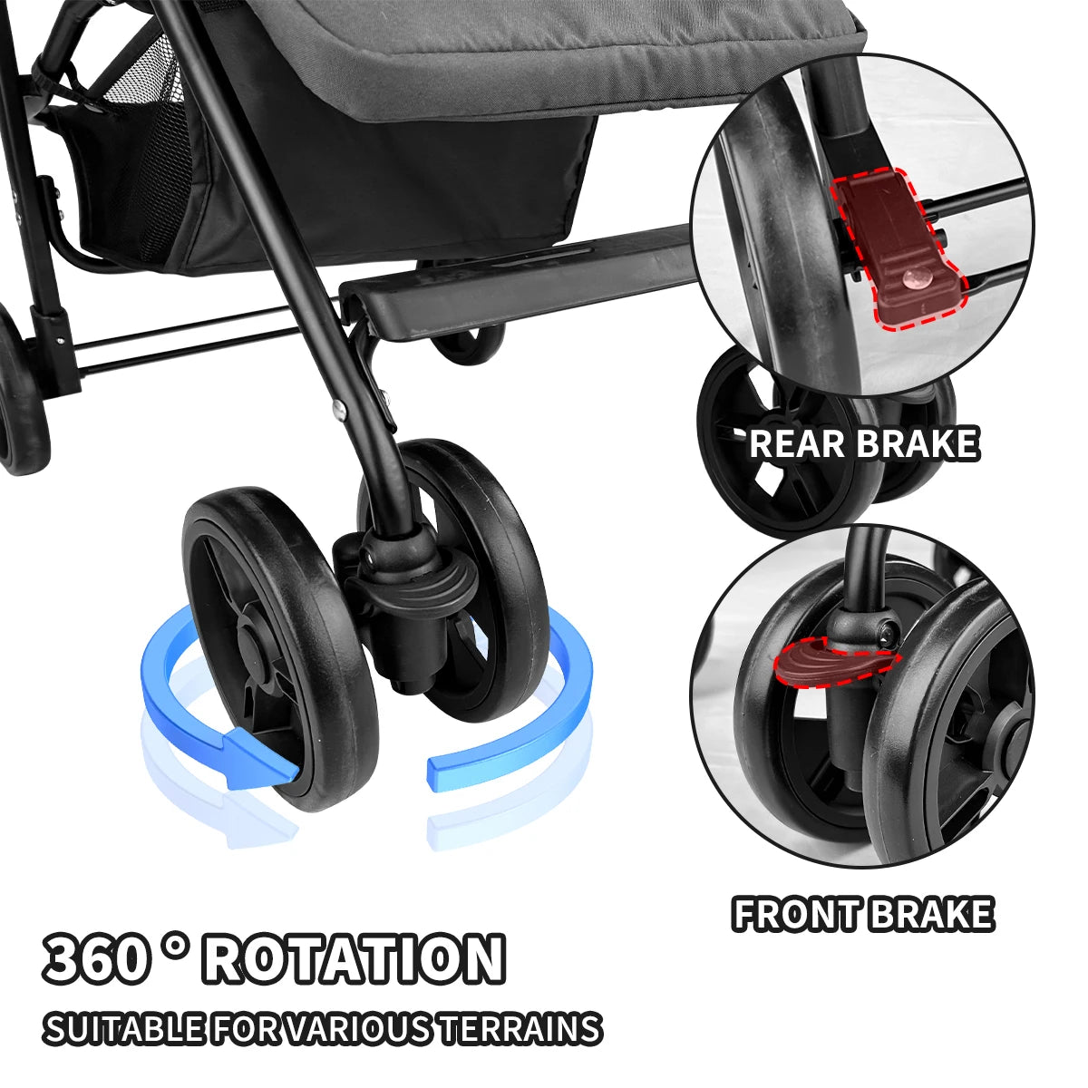 2-in-1 Baby Stroller Wagon