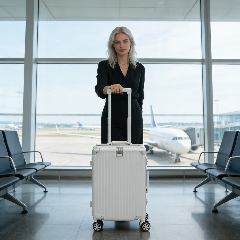 20" Carry-On Suitcase with Cup Holder