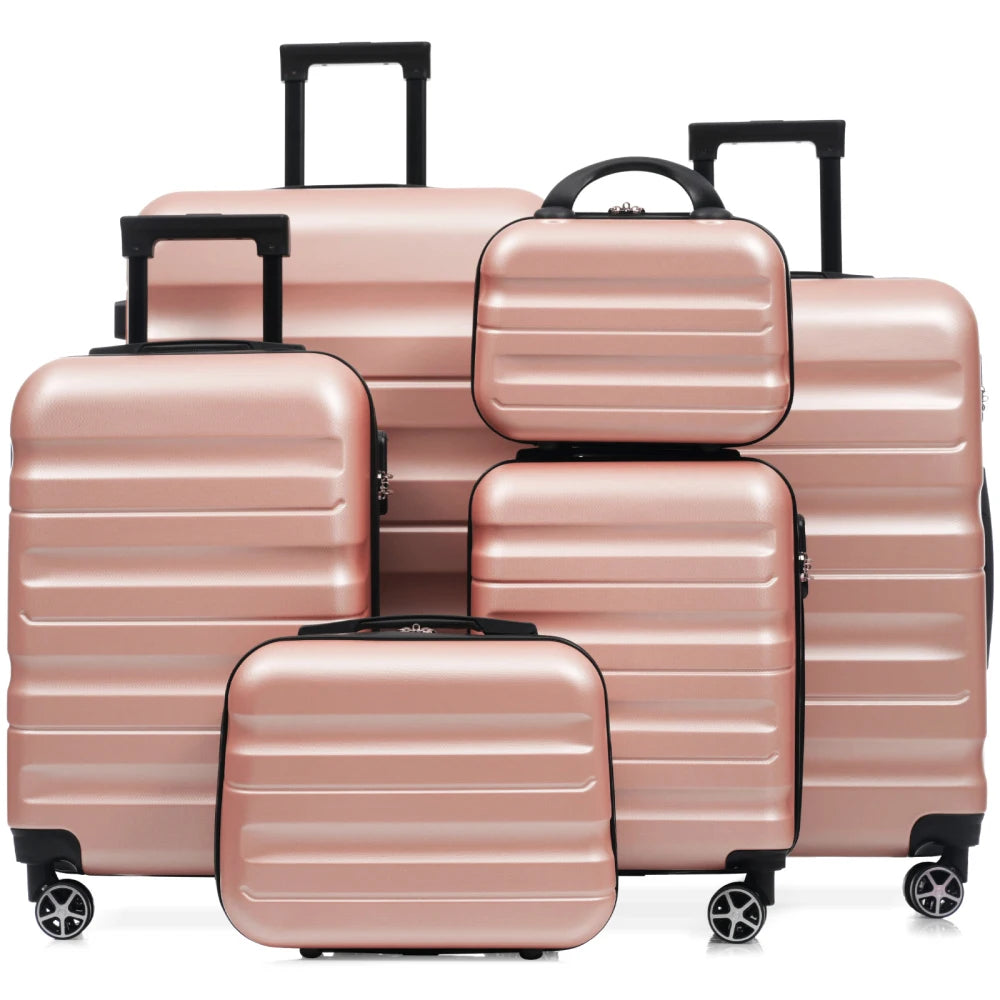 6PC ABS Hardshell Luggage Set