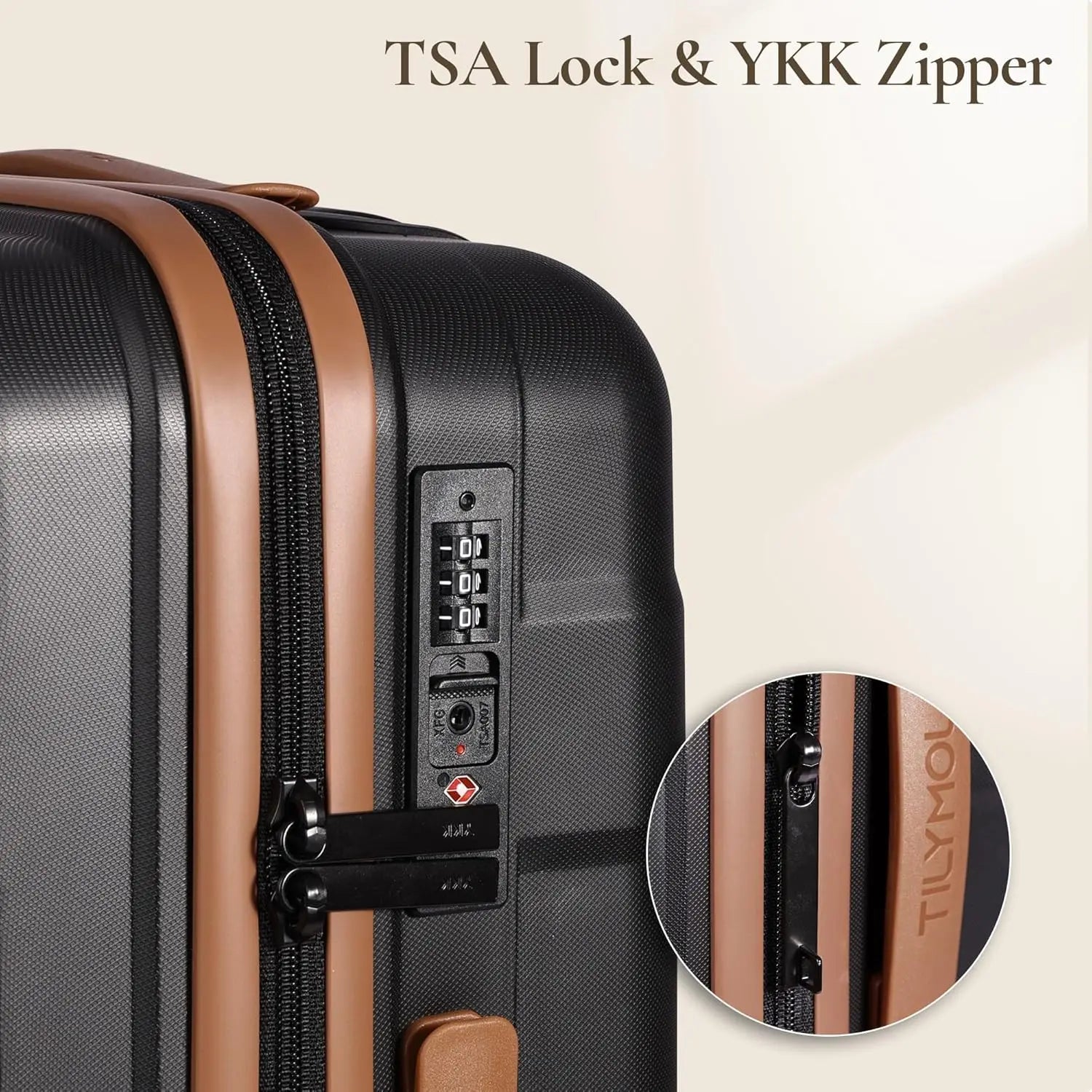 3PC Burgundy Hardshell Luggage Set