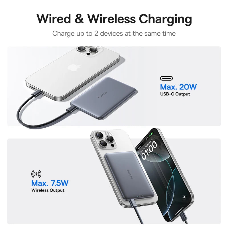 5000mAh Magnetic Power Bank