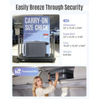 20" Expandable Carry-On Luggage