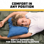 Memory Foam Camping Travel Pillow