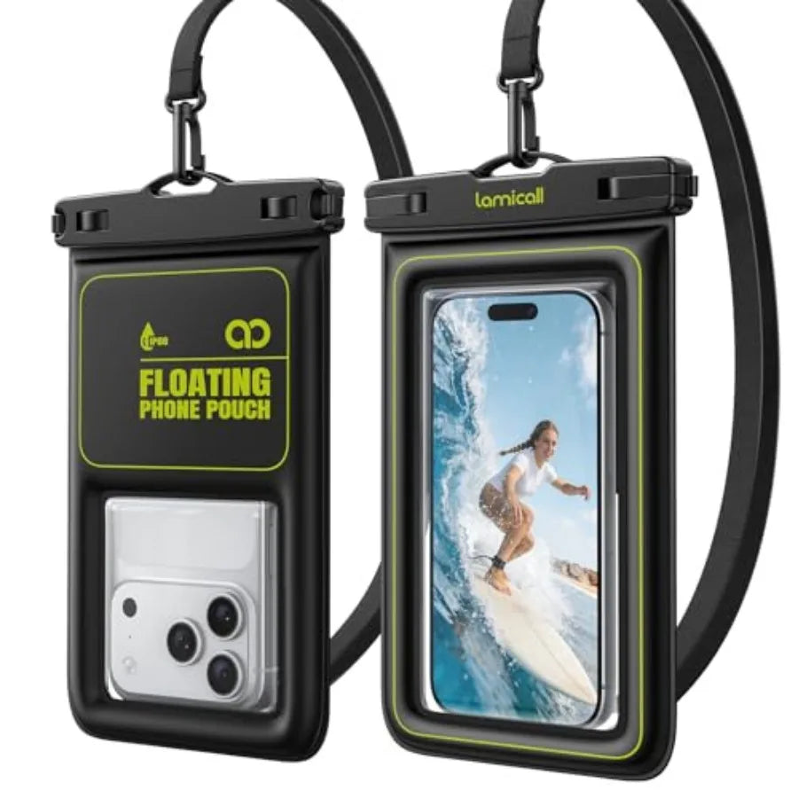Floating Waterproof Phone Pouch (2-Pack)