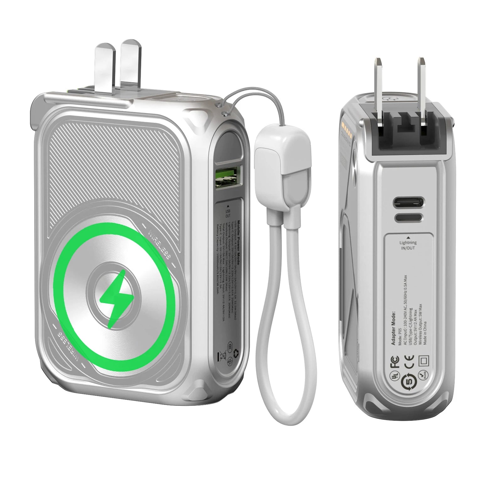Magnetic Power Bank with Stand